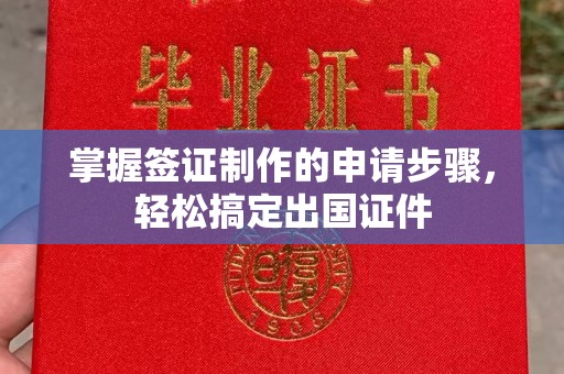 威远掌握签证制作的申请步骤，轻松搞定出国证件